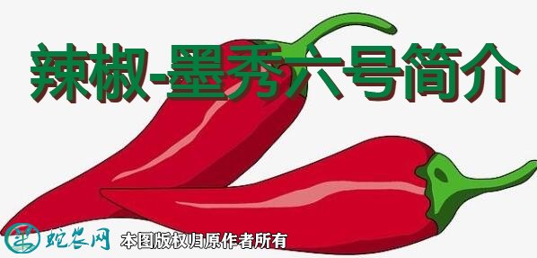 辣椒新品种:墨秀六号简介