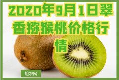 2020年9月1日翠香猕猴桃价格行情...