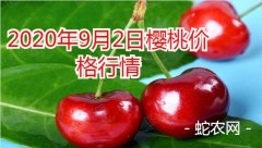 2020年9月2日樱桃价格行情、今日...